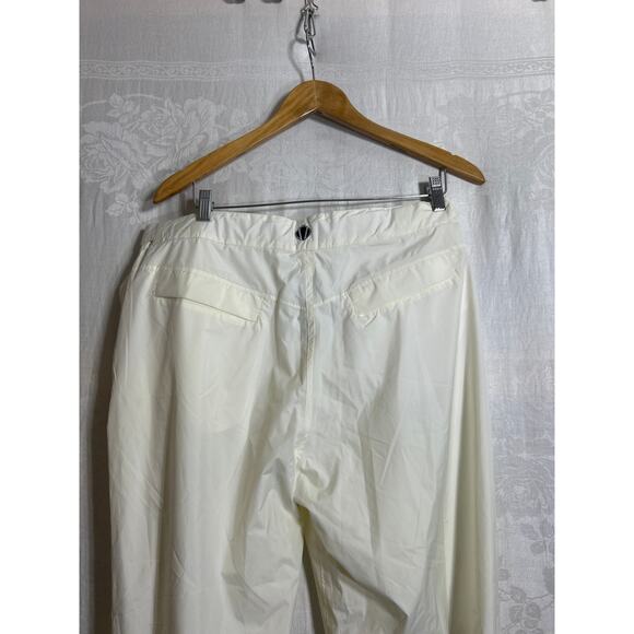 Sunice Typhoon Pants Large Off White Zip Ankles Lined Golf Waterproof Ski Snow - Picture 12 of 16